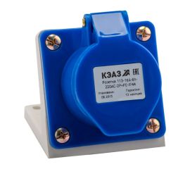 Розетка стандарта СЕЕ накладного монтажа