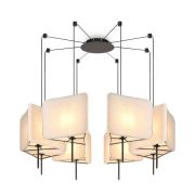 Светильник подвесной Bricola 8х40Вт E14 IP20 Freya FR5511PL-08B