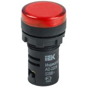 Лампа светосигнальная AD22DS d22мм 230В красн. KARAT IEK BLS10-ADDS-230-K04