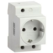 Розетка силовая РАр10-3-ОП с заземл. на DIN-рейку KARAT IEK MRD10-16