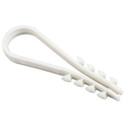 Дюбель-хомут 11-18мм для круглого кабеля нейлон бел. (уп.100шт) IEK UHH35-11-18-100