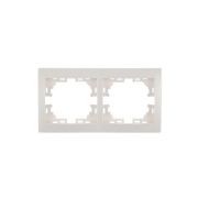 Рамка 2-м Mira горизонт. бел. LEZARD 701-0200-147