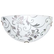 Светильник НББ 21-60 М19 «Эрика» 300/2 1х60Вт E27 IP20 матов. бел./клипсы зол. (инд. упак.) Элетех 1005204376