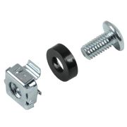 Набор винта с головкой под крестовую отвертку встраиваемая гайка для крепления на 19дюйм профиль (уп.1шт) ITK ITK-HP-28