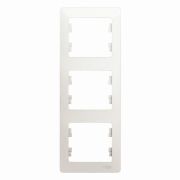 Рамка 3-м Glossa вертикал. перламутр SE GSL000607