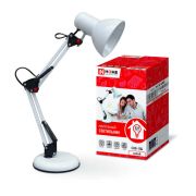 Светильник настольный СНО 15Б 60Вт E27 230В под лампу на основании бел. (кор.) IN HOME 4690612012896