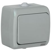 Выключатель 1-кл. 1п ОП AQUATIC ВС-20-1-0-А 10А IP54 GENERICA EVA10-K03-10-54