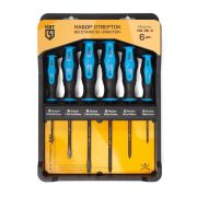 Набор отверток из стали S2 «Мастер» НО-06-S КВТ 78622