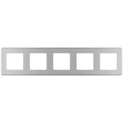 Рамка 5-м Inspiria алюм. IEK 673972