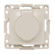 Розетка 1-м СП Стокгольм 16А IP44 с заземл. защ. шторки с крышкой механизм бел. PROxima EKF EYR16-028-10-44