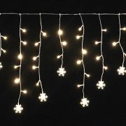 Гирлянда «Бахрома» DICLD-100WW-C 100 теплых бел. светодиодов 1.7х0.5м с насадками SHLights 4690601047205